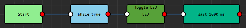 Blinking LED Blocks